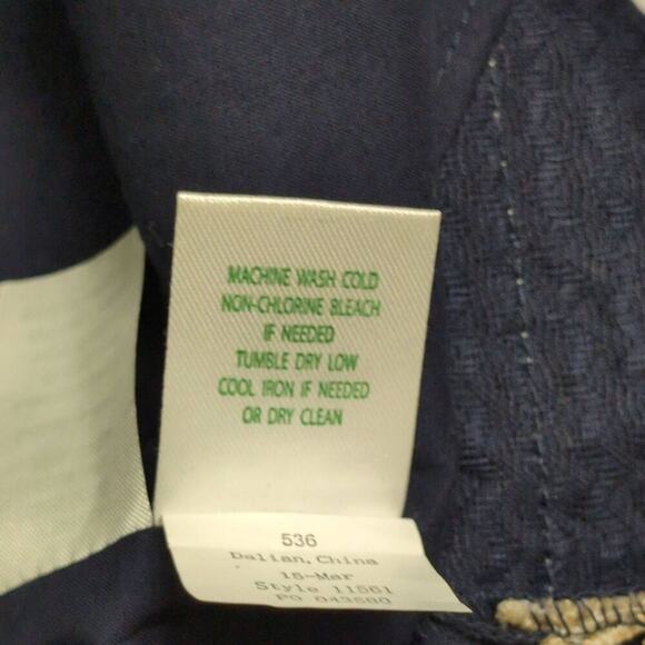 Lilly Pulitzer Annabelle Shift Dress Navy Blue Gold Trim Halter Neck Mini 4 - Picture 9 of 10